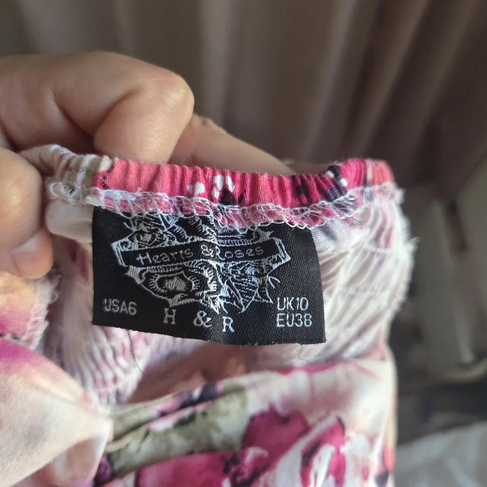 Floral Pink Fit and Flare Dress - Picture 2 of 8